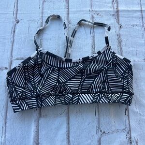 lululemon athletica Black and White Sports Bra
